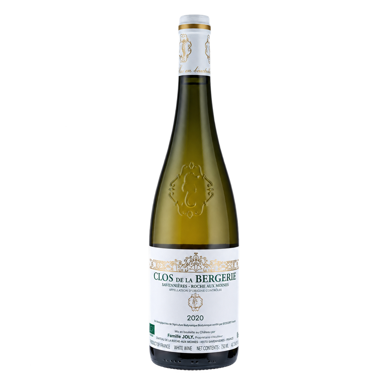 Clos de la Bergerie de Nicolas Joly 2024